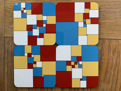 Squared Square Coasters