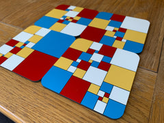 Squared Square Coasters