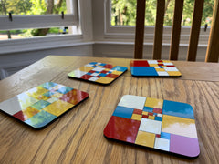 Squared Square Coasters