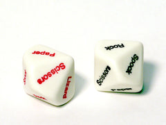 Rock Paper Scissors Lizard Spock dice