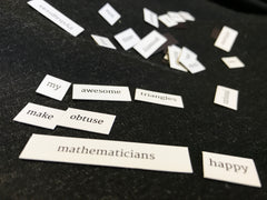Maths Gear Magnetic Poetry Set
