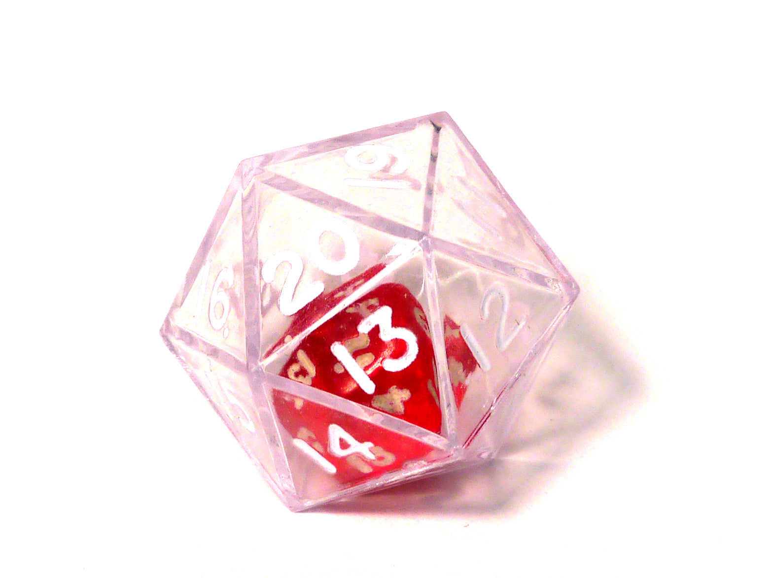 D20 inside a D20 dice
